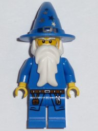 LEGO Minifigure-Blue Wizard-Castle / Kingdoms-CAS473-Creative Brick Builders